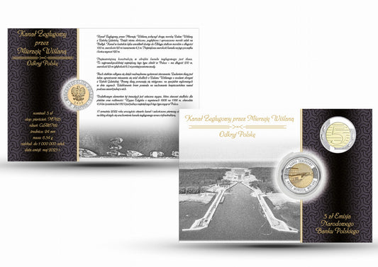 5 zł Kanał przez Mierzeję 2023 nr 17 + blister