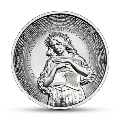 10 zł 10. rocznica tragedii smoleńskiej 2020