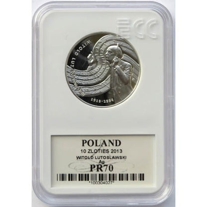 10 zł Witold Lutosławski 2013 PR70