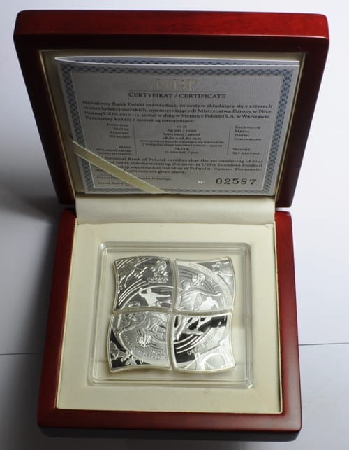 10 zł x 4 Mistrzostwa Europy w Piłce Nożnej UEFA 2010-2012