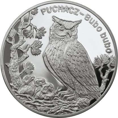 20 zł Puchacz (łac. Bubo bubo) 2005