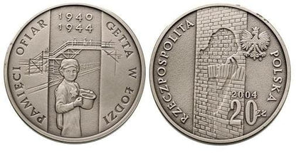 20 zł Getto Łódzkie 2004