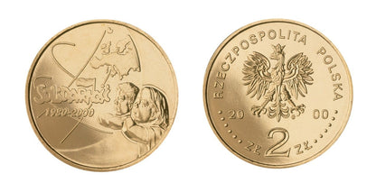 2 zł 20-lecie powstania Solidarności 2000