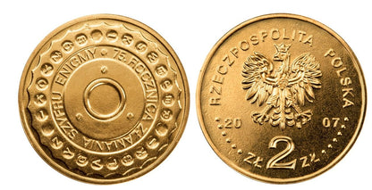 2 zł 75 rocznica złamania szyfru Enigmy 2007