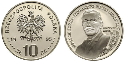 10 zł Wincenty Witos 1995