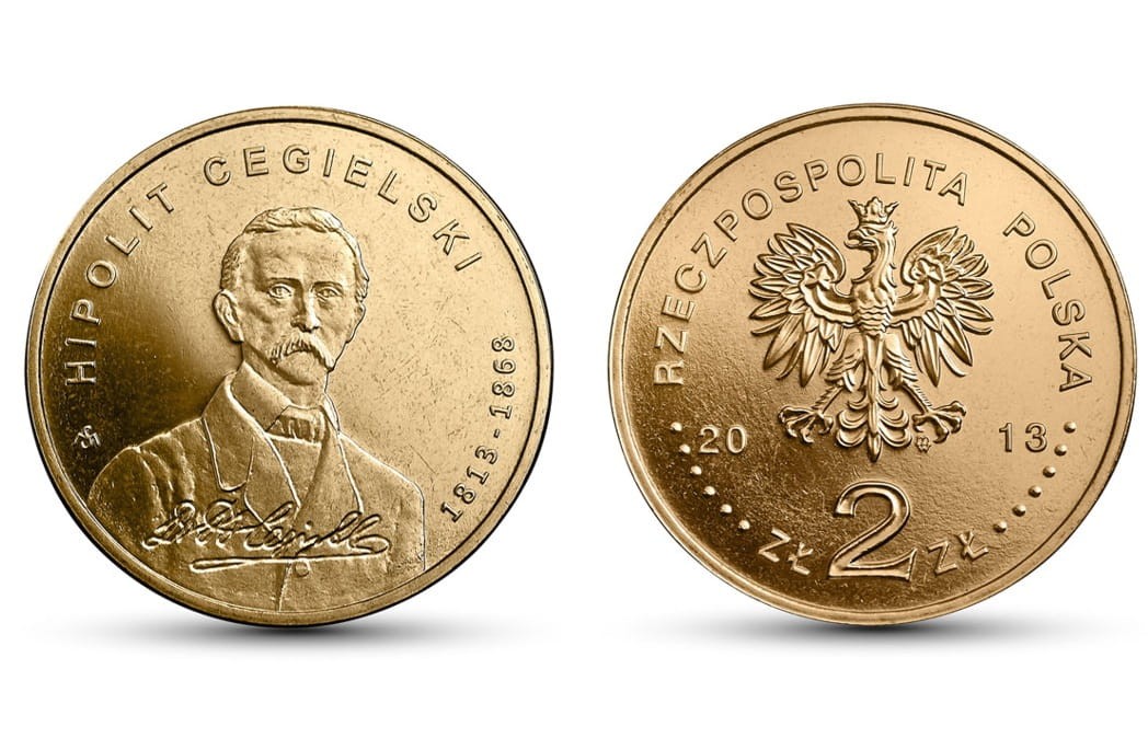 2 zł 200-lecie urodzin Hipolita Cegielskiego 2013