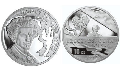 10 zł Ignacy Jan Paderewski 2011