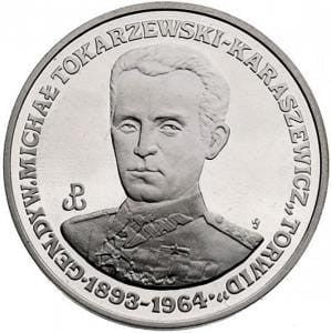 200000 zł Gen. Tokarzewski-Karaszewicz Michał "Torwid" 1991