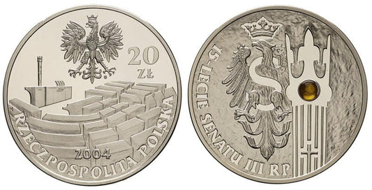 20 zł 15-lecie Senatu III RP 2004