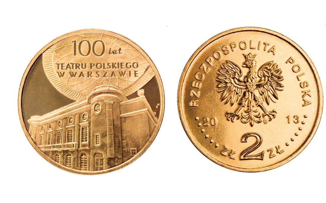 2 zł 100 lat Teatru Polskiego 2013