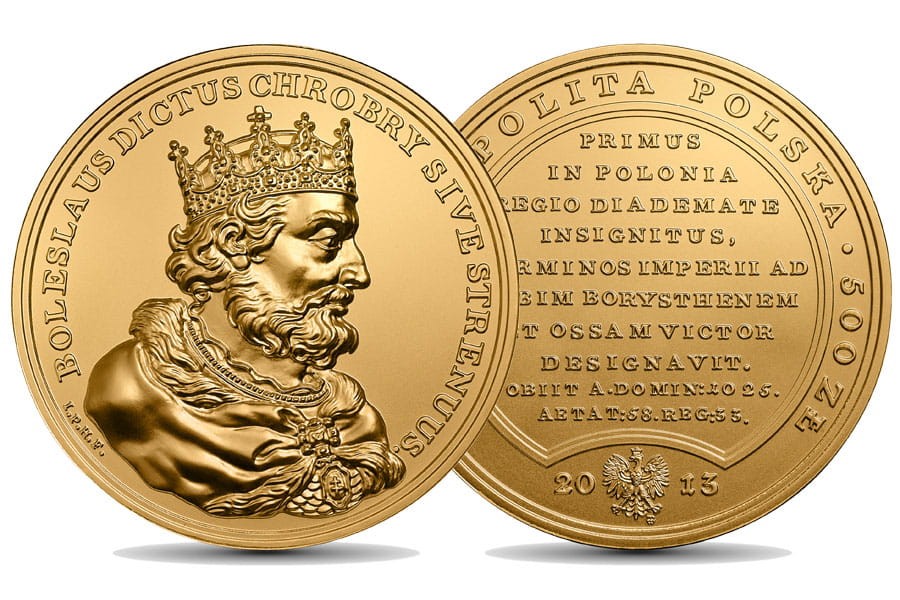 500 zł Skarby Stanisława Augusta – Bolesław Chrobry 2013