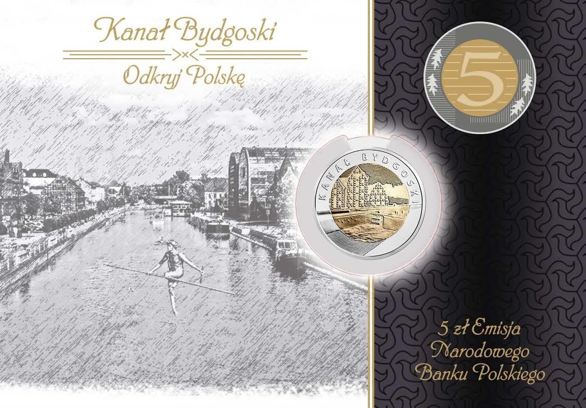 5 zł Kanał Bydgoski 2015 + blister