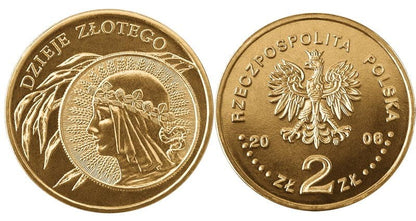 2 zł Dzieje złotego 1932 r. głowa kobiety 2006