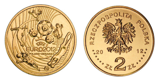 2 zł Mistrzostwa Europy w Piłce Nożnej UEFA 2012