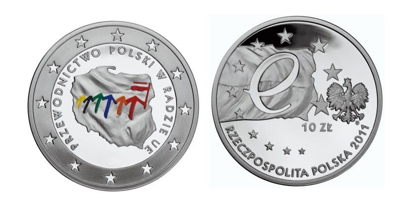 10 zł Przewodnictwo Polski w Radzie Unii Europejskiej 2011