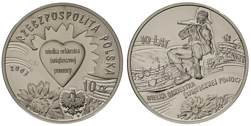 10 zł WOŚP 2003
