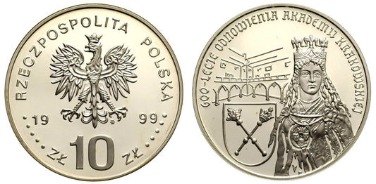 10 zł Akademia Krakowska 1999