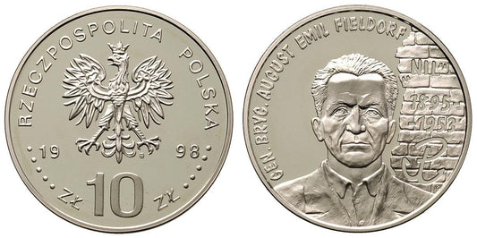 10 zł August Fieldorf 1998