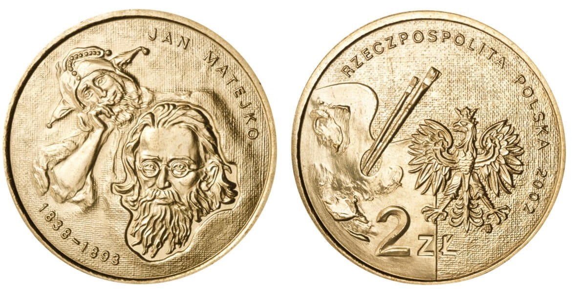 2 zł Jan Matejko 2002