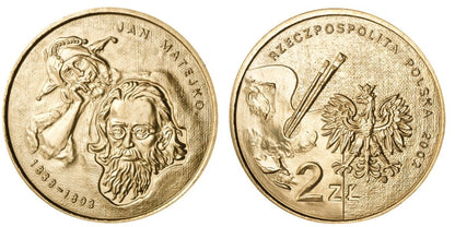 2 zł Jan Matejko 2002