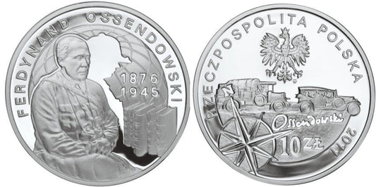 10 zł Ferdynand Ossendowski 2011