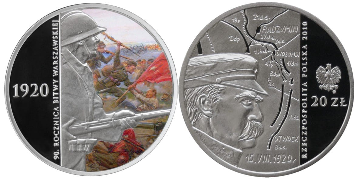 20 zł 90 rocznica Bitwy Warszawskiej 2010