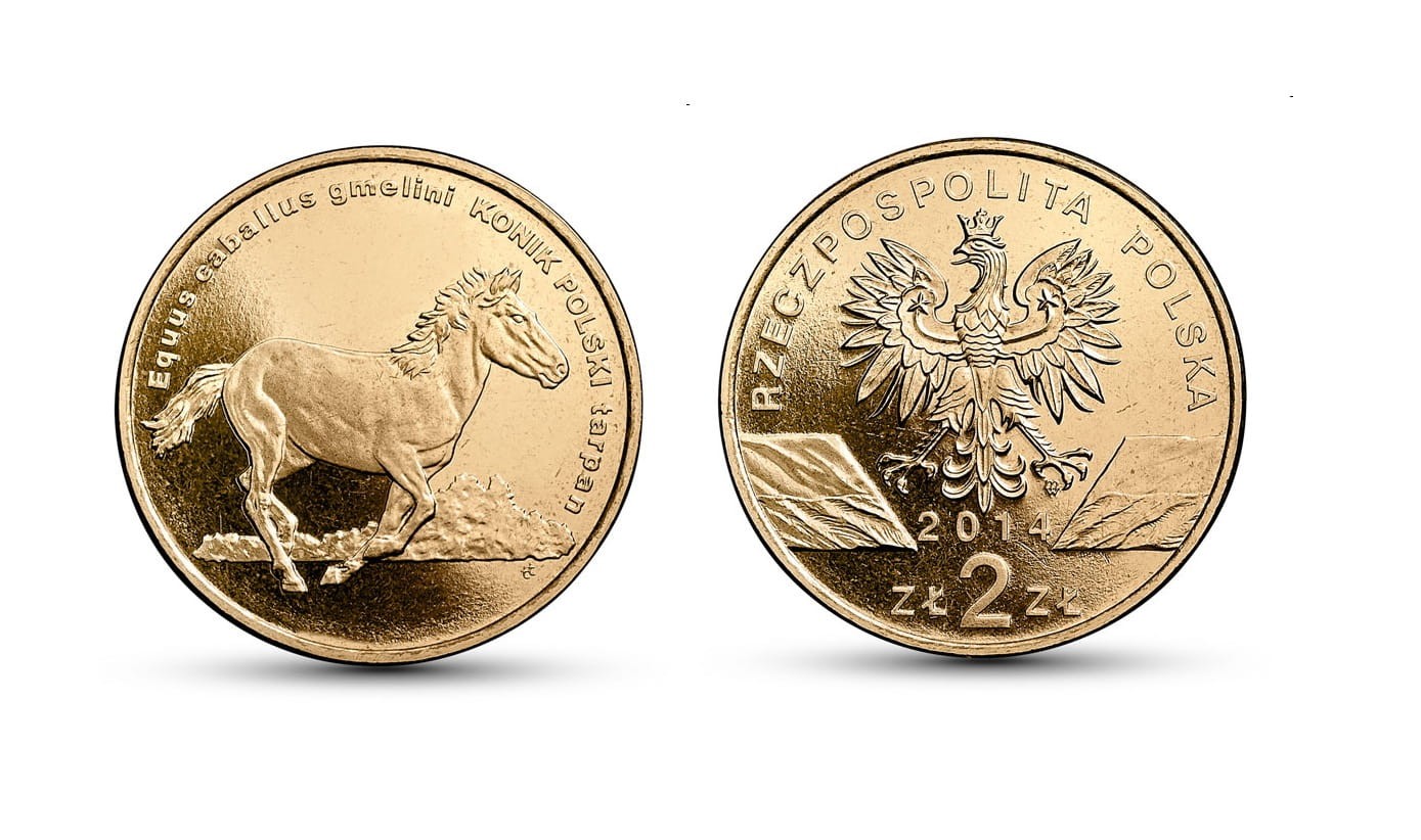2 zł Konik polski (Equus caballus gmelini) 2014