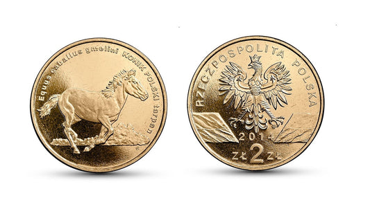 2 zł Konik polski (Equus caballus gmelini) 2014