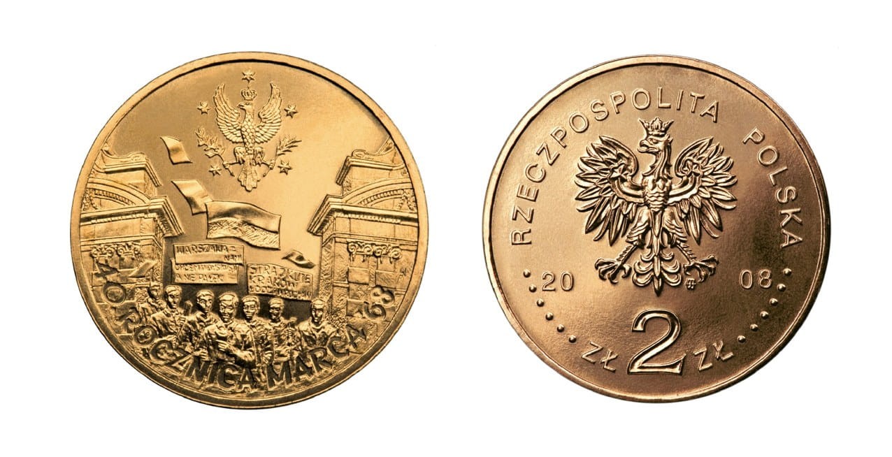 2 zł 40 rocznica Marca'68 2008
