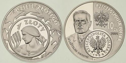 10 zł Dzieje złotego 2004