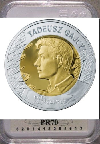 10 zł Tadeusz Gajcy 2009 PR70