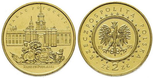 2 zł Pałac Potockich w Radzyniu Podlaskim 1999