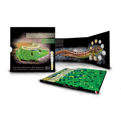 Polskie monety obiegowe Jaszczurka x 9 2013