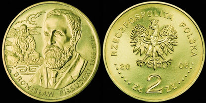 2 zł Bronisław Piłsudski (1866-1918) 2008