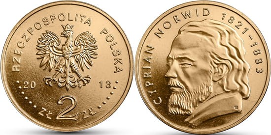 2 zł Cyprian Kamil Norwid 2013