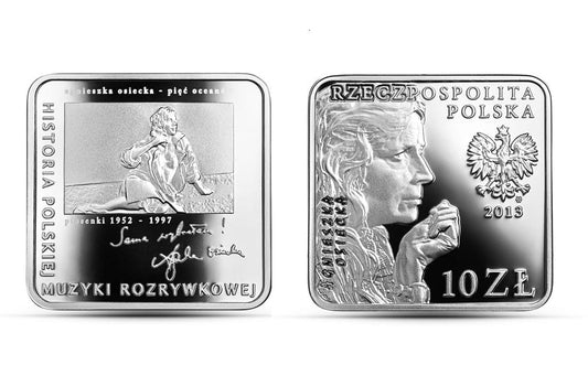 10 zł Agnieszka Osiecka kwadrat 2013