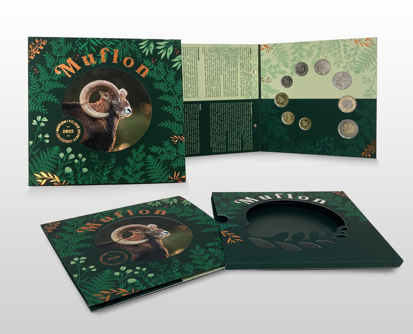 Polskie monety obiegowe Muflon w blistrze x 9 2022